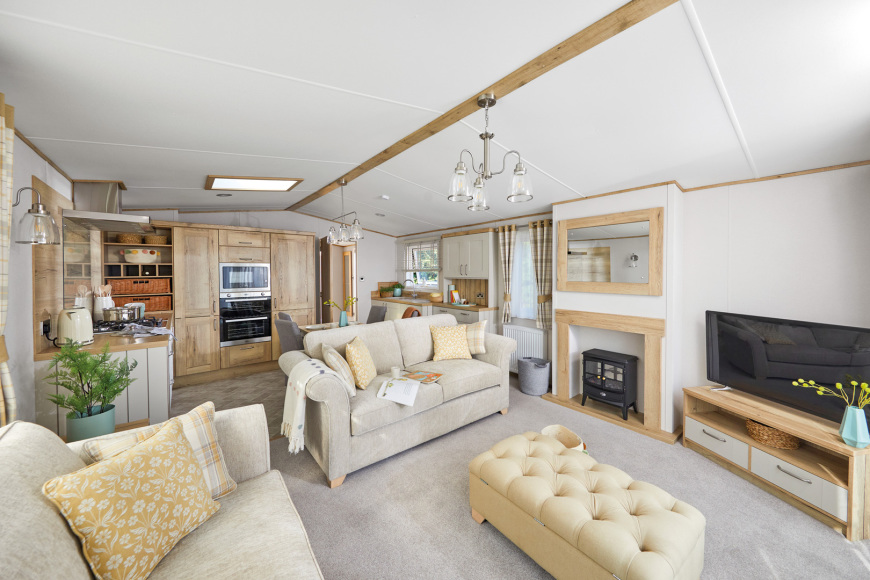 Lounge photo of a 2023 ABI Ambleside 40 x 14 2 bedroom holiday home.